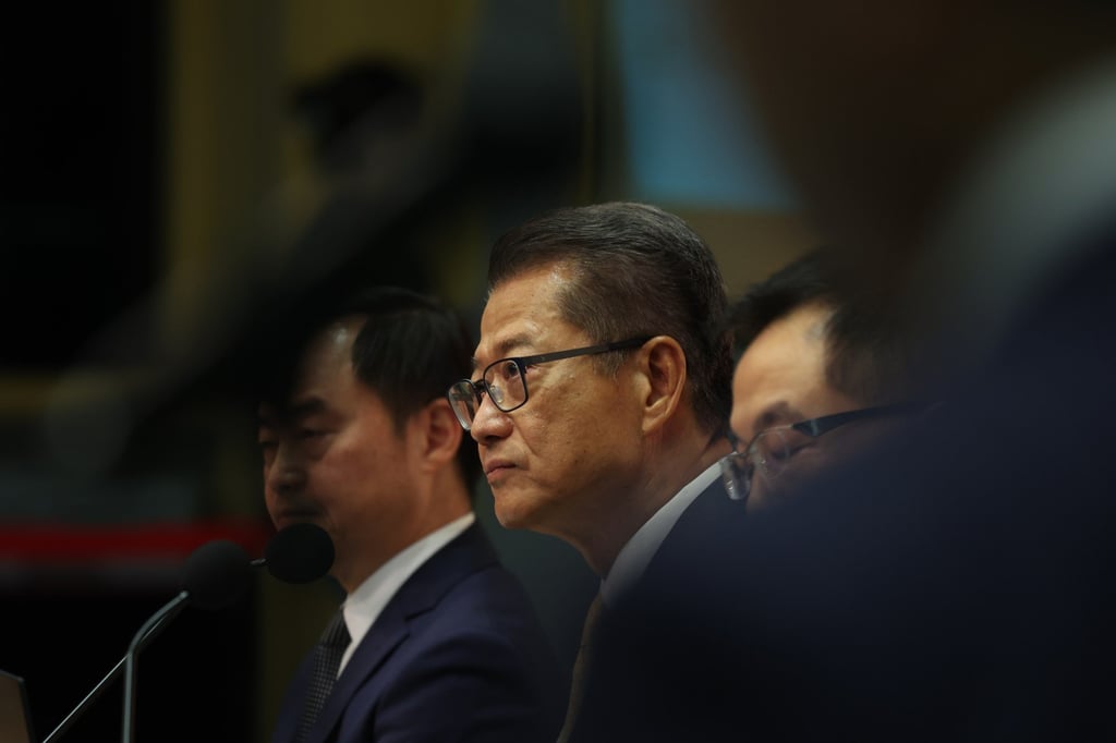 Financial Secretary Paul Chan says the government has received about 8,000 submissions during the three-month public consultation on the Lantau project and roughly 60 per cent were in support of it. Photo: Yik Yeung-man