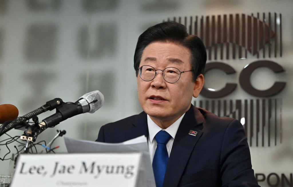 South Korea’s main opposition Democratic Party leader Lee Jae-myung has said Japan should use the treated water “as drinking water”. Photo: AFP