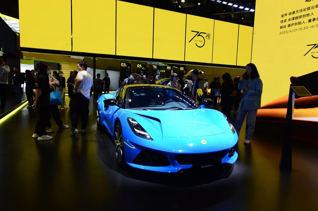 The Lotus Emira is the last gas-powered model the brand will ever make. Photo: Getty Images The Lotus Emira is the last gas-powered model the brand will ever make. Photo: Getty Images