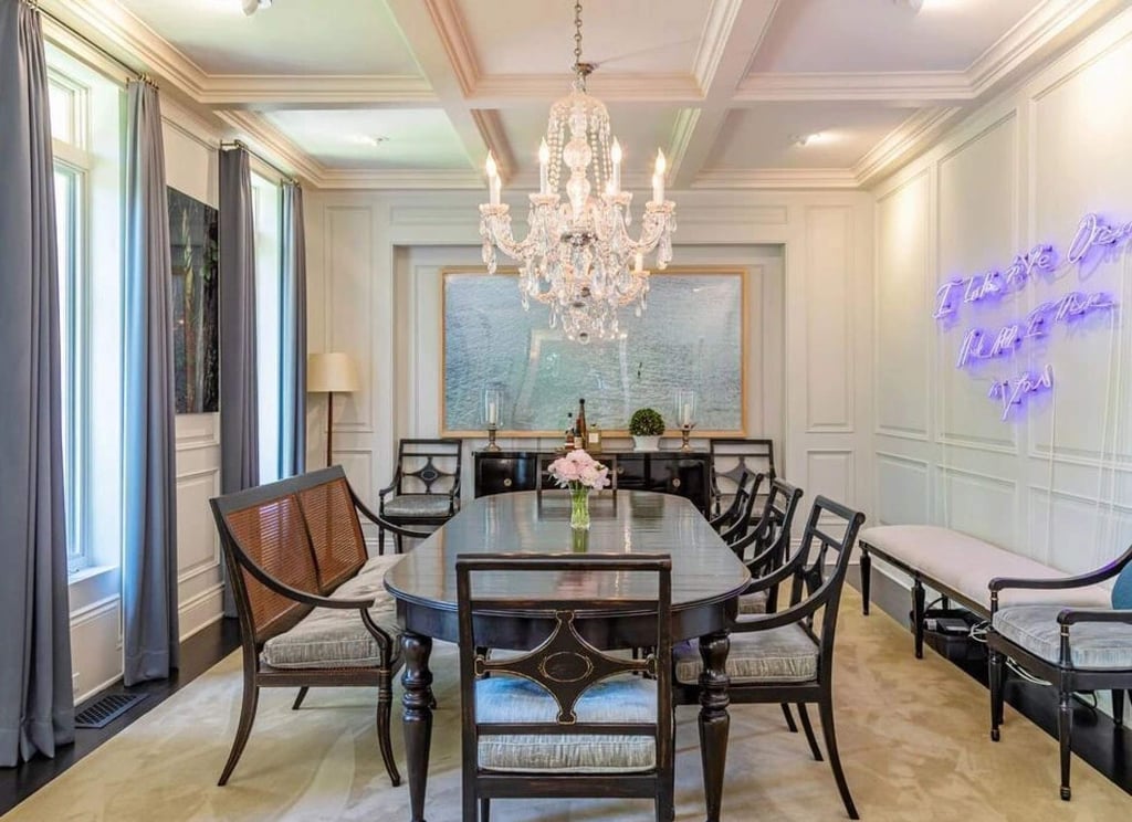 The dining room oozes opulence. Photo: Simon Berlyn The dining room oozes opulence. Photo: Simon Berlyn
