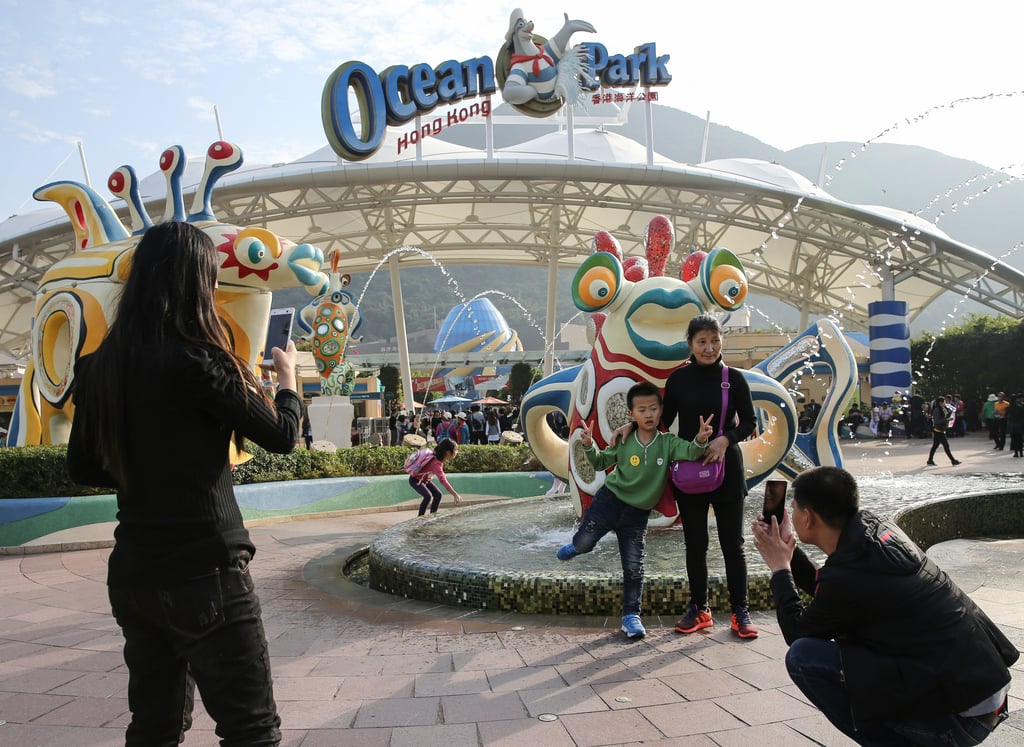 The free tickets will allow families to bring their helpers to Ocean Park. Photo: Sam Tsang The free tickets will allow families to bring their helpers to Ocean Park. Photo: Sam Tsang