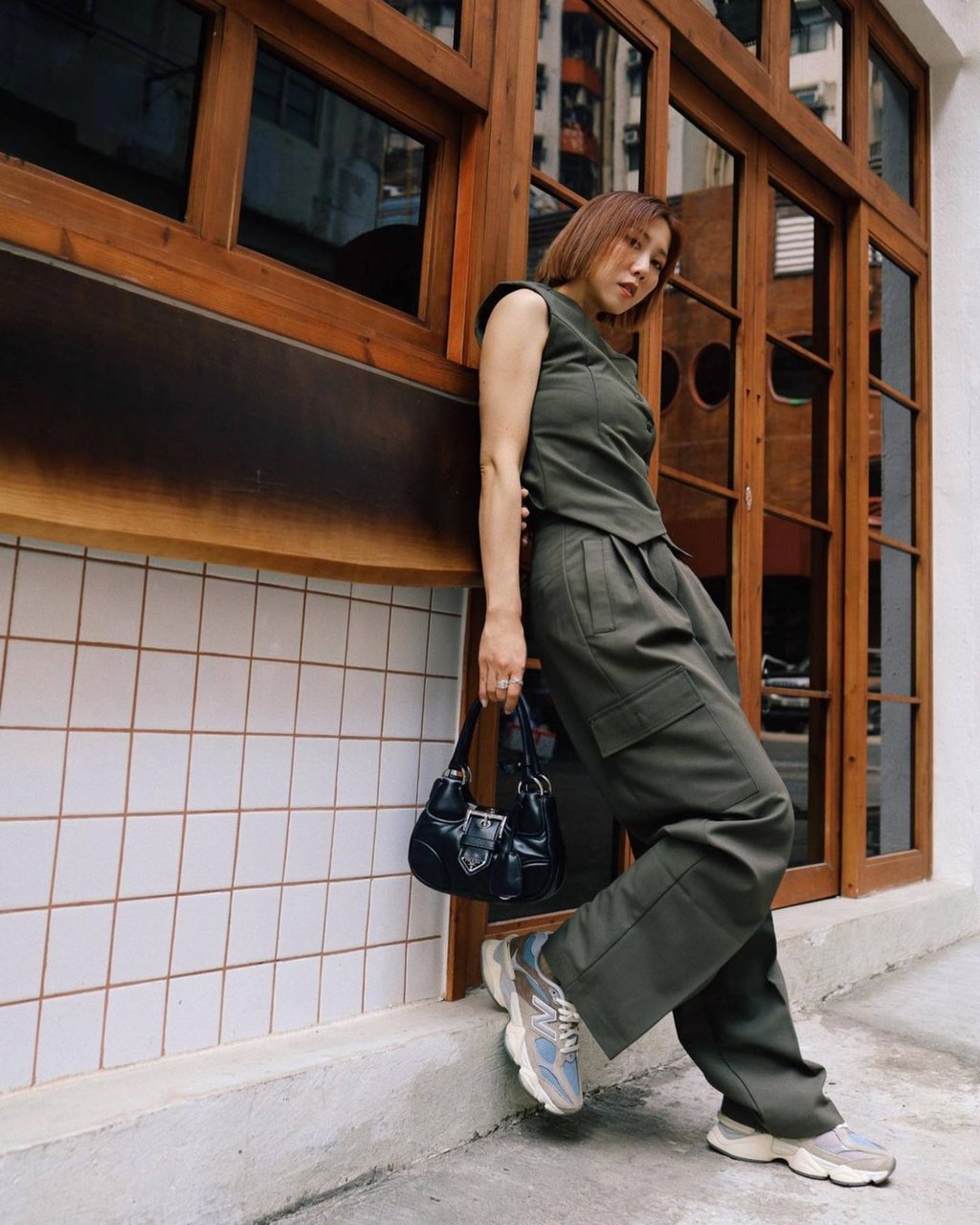 Faye Tsui knows how to match high fashion with streetwear, rocking utilitarian chic like a pro. Photo: @faye_tsui/Instagram Faye Tsui knows how to match high fashion with streetwear, rocking utilitarian chic like a pro. Photo: @faye_tsui/Instagram