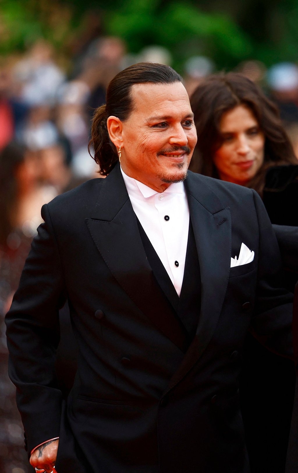 Johnny Depp at the 76th Cannes Film Festival opening ceremony and screening of the film Jeanne du Barry in Cannes, France on May 16. Photo: Reuters Johnny Depp at the 76th Cannes Film Festival opening ceremony and screening of the film Jeanne du Barry in Cannes, France on May 16. Photo: Reuters