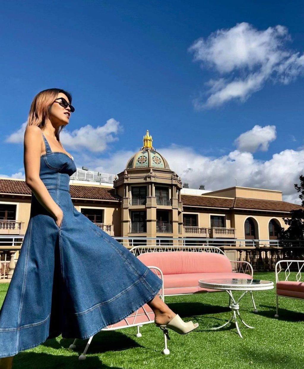 Laura Kim at the Maybourne Beverly Hills in March. Photo: @tokibunbun/Instagram Laura Kim at the Maybourne Beverly Hills in March. Photo: @tokibunbun/Instagram