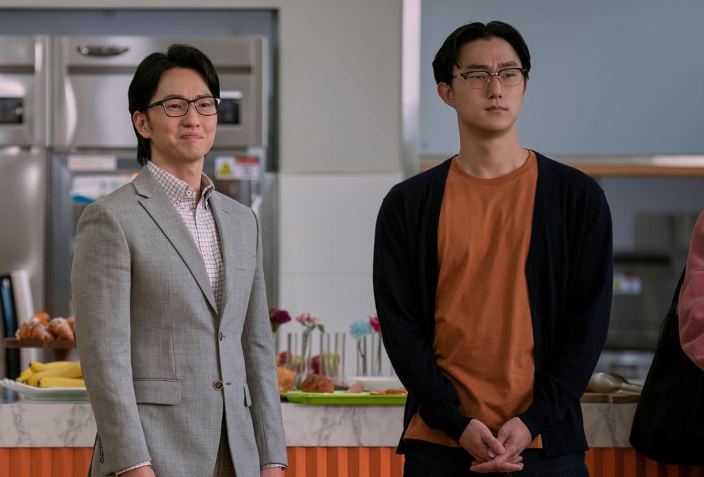 Michael K. Lee (left) as Professor Lee and Peter Thurnwald as Alex in a still from “XO, Kitty”. Photo: Park Young-Sol/Netflix Michael K. Lee (left) as Professor Lee and Peter Thurnwald as Alex in a still from “XO, Kitty”. Photo: Park Young-Sol/Netflix