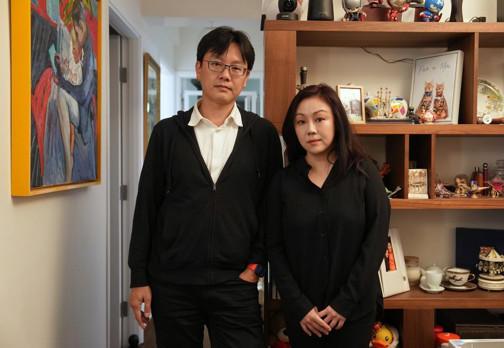 Joey Wong and Bernard Cheng, friends of Abby Choi. Photo: Elson Li Joey Wong and Bernard Cheng, friends of Abby Choi. Photo: Elson Li