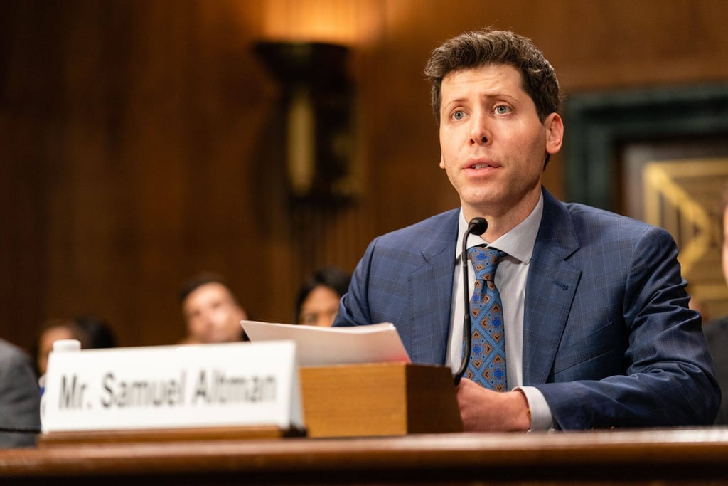 Sam Altman, chief executive officer and co-founder of OpenAI. Photo: Bloomberg