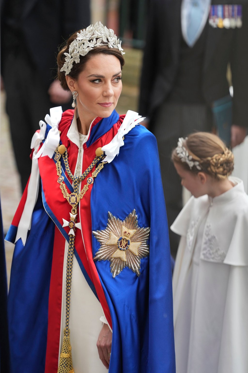 Princess of Wales, Kate Middleton, arrives for the Coronation of King Charles, in London, on May 6. Photo: AP