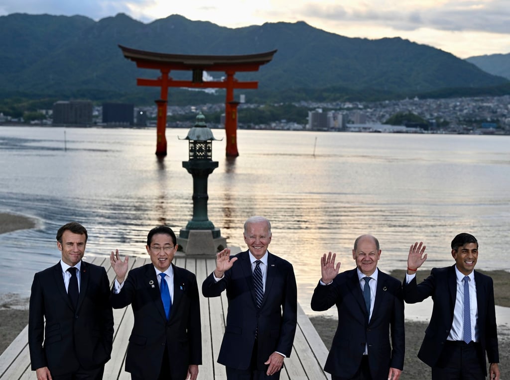 China has urged the G7 to “stop creating and stoking bloc confrontation”. Photo: AP China has urged the G7 to “stop creating and stoking bloc confrontation”. Photo: AP