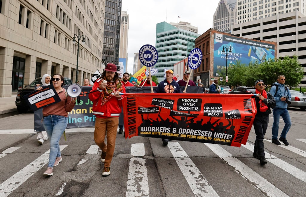 Local labour leaders, environmental advocates, and economic justice activists in the US call for the IPEF to include strong, enforceable labour and environmental terms and no special privileges for Big Tech. Photo: AP