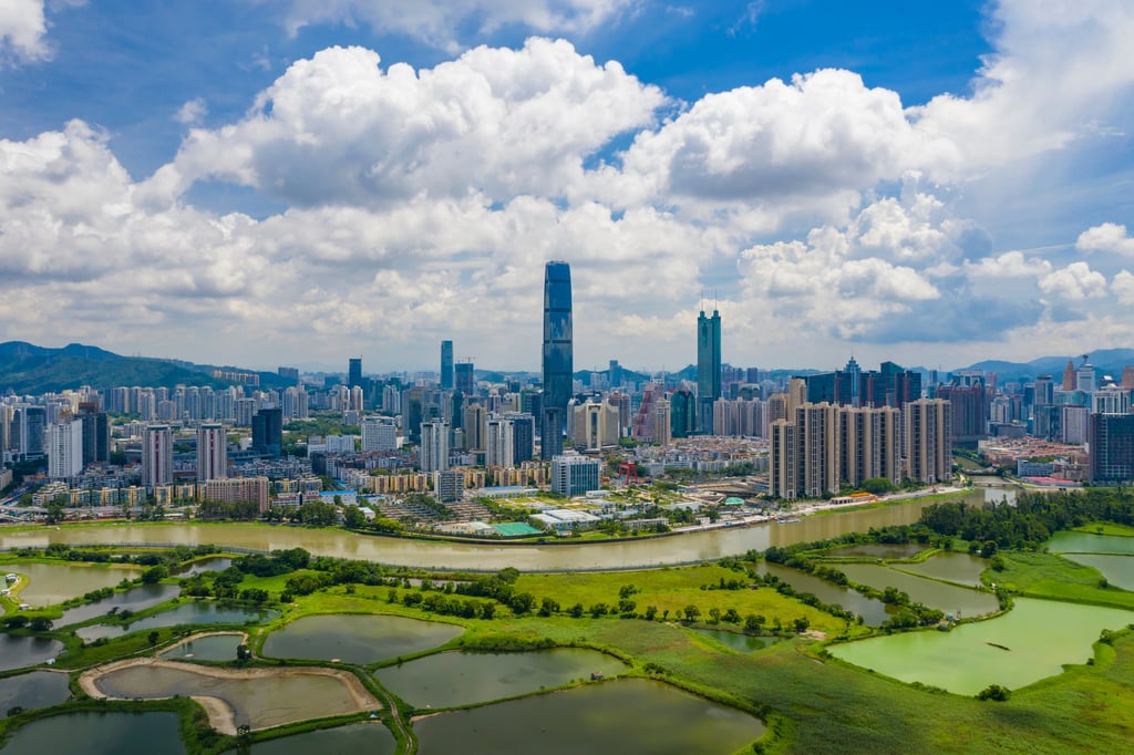 The skyscrapers of Shenzhen across the border with Hong Kong. Photo: Shutterstock