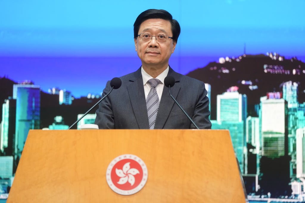 Hong Kong leader John Lee is eyeing more overseas trips in the coming months to promote competitiveness and build business ties. Photo: Sam Tsang