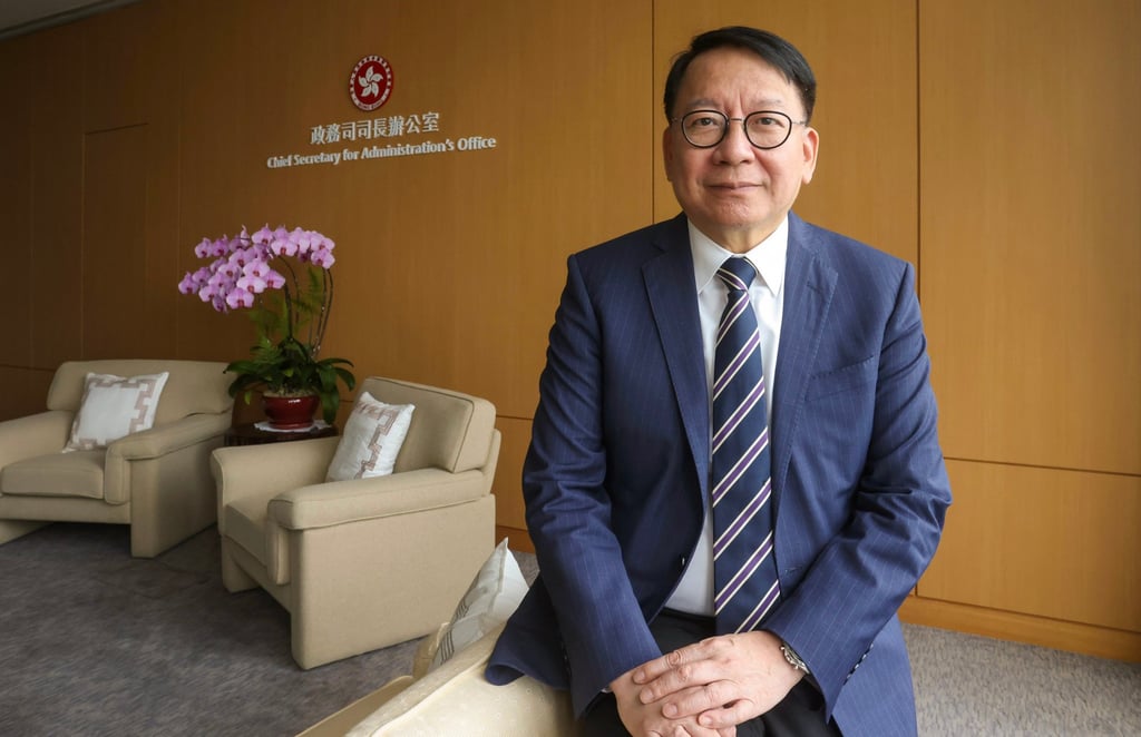 Eric Chan, the chief secretary, has warned educational institutions that promote government-subsidised courses as good for emigration that they could face class deregistrations. Photo: Jonathan Wong
