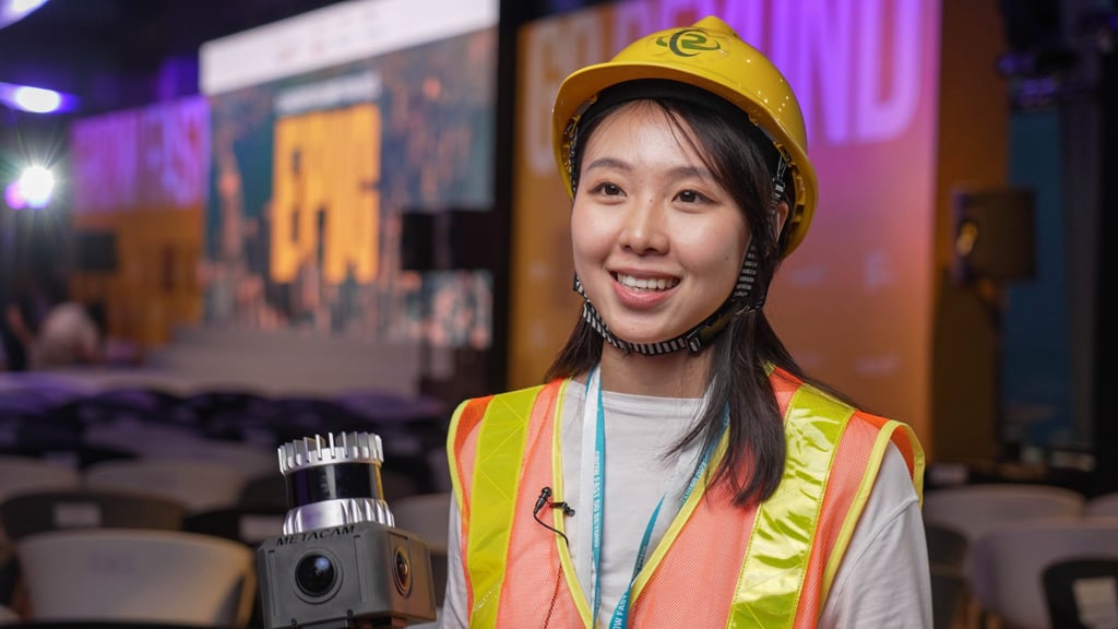 Jessy Wang, human resources business partner at Skyland Innovation, represented the proptech start-up at HKSTP’s seventh Elevator Pitch Competition and won the top prize. Jessy Wang, human resources business partner at Skyland Innovation, represented the proptech start-up at HKSTP’s seventh Elevator Pitch Competition and won the top prize.