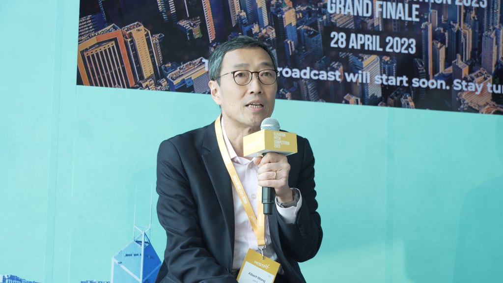 Albert Wong, CEO of HKSTP, says EPiC is not only a pitching competition, but it also serves as an important networking event for start-ups and potential investors.