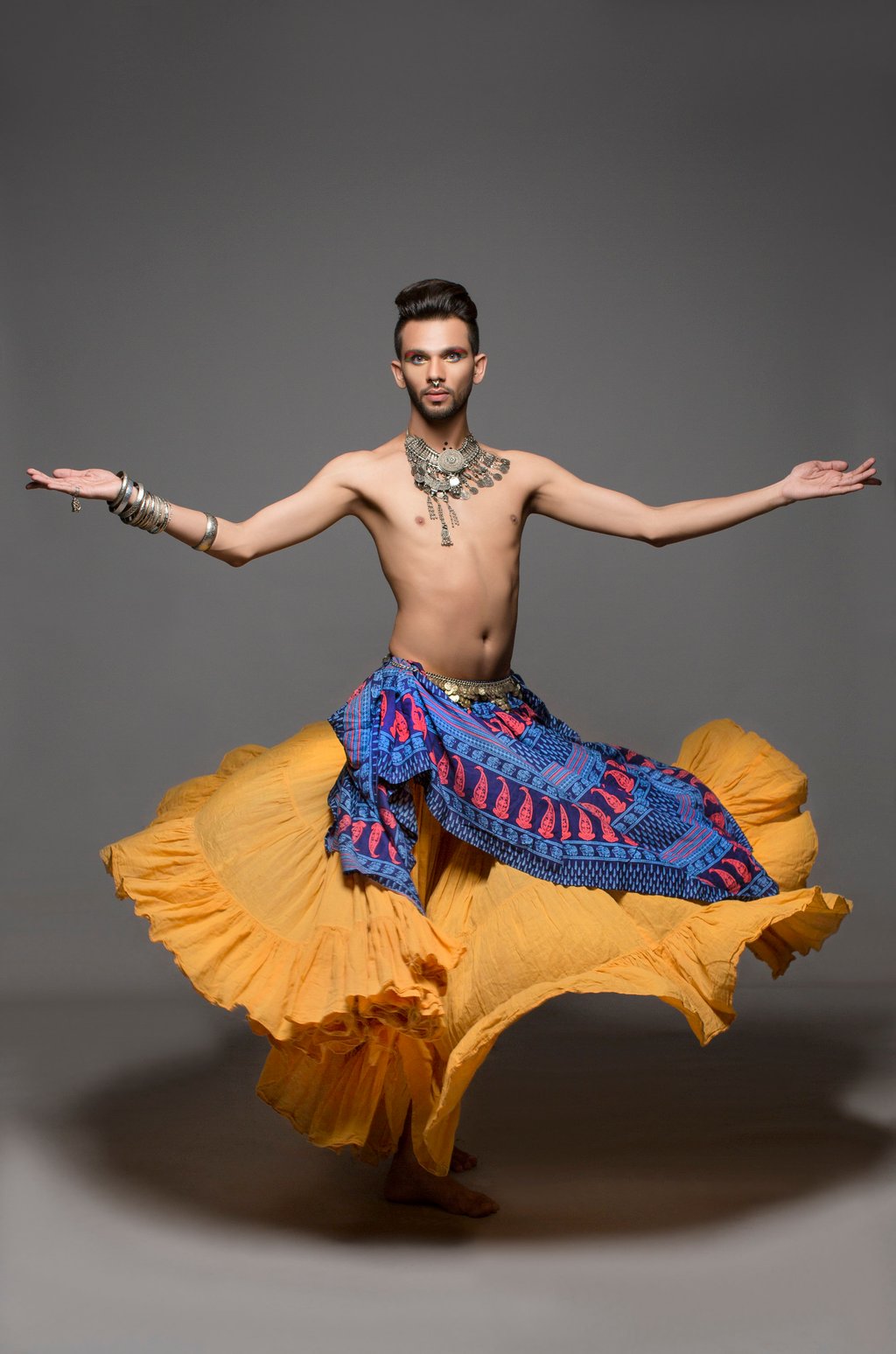 Eshan Hilal, India’s first professional male belly dancer, is a rare male exponent of a dance form traditionally performed by women with undertones of seductive femininity. Photo: Eshan Hilal Eshan Hilal, India’s first professional male belly dancer, is a rare male exponent of a dance form traditionally performed by women with undertones of seductive femininity. Photo: Eshan Hilal