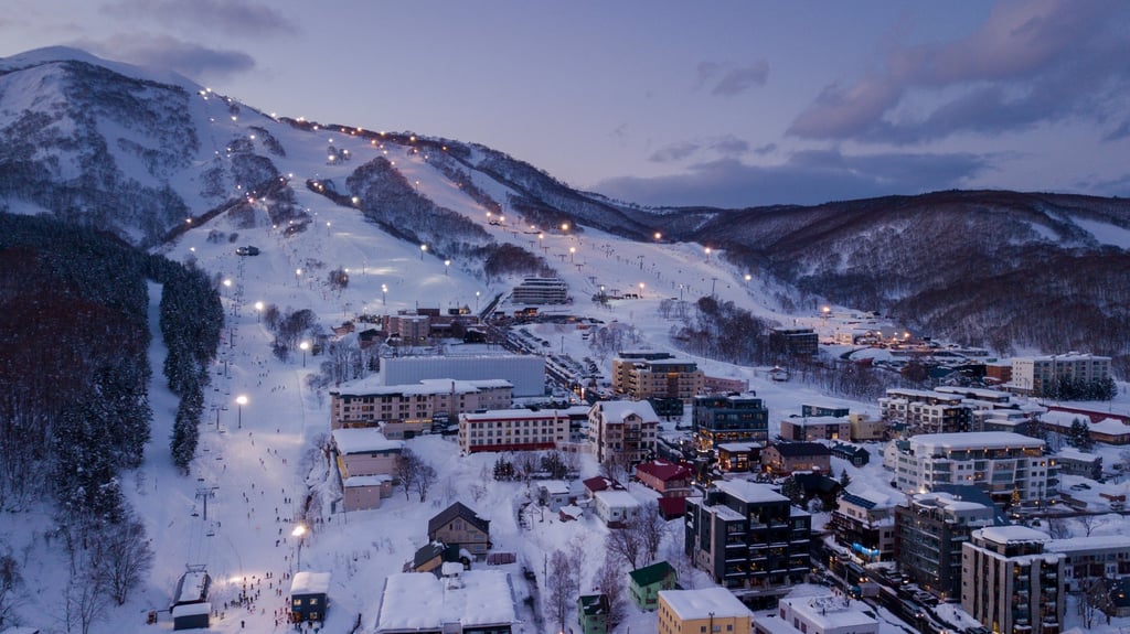 An aerial view of Niseko, Japan’s top ski destination. Photo: Shutterstock An aerial view of Niseko, Japan’s top ski destination. Photo: Shutterstock