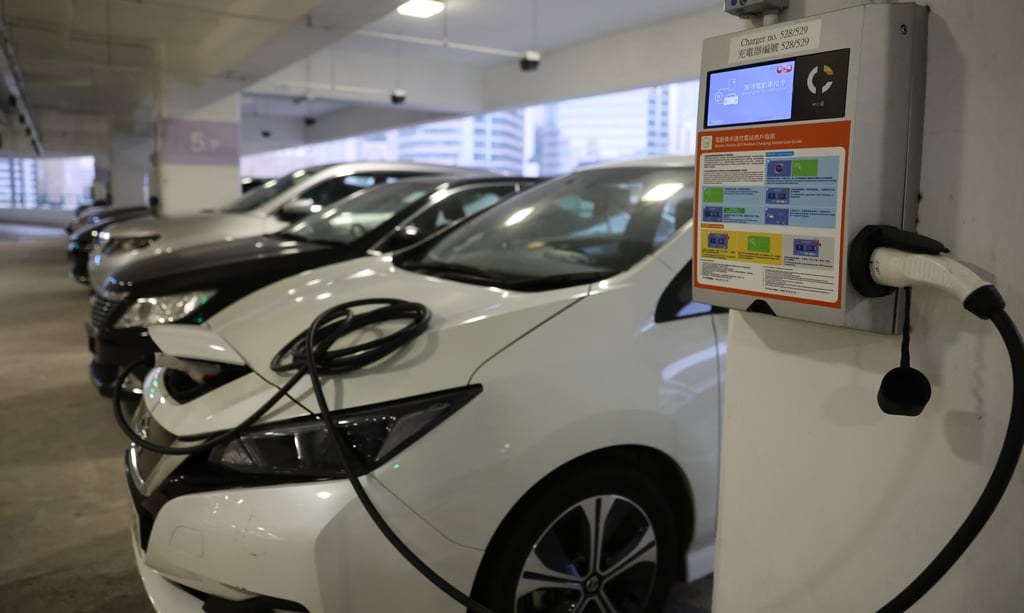 The adoption of electric vehicles in Hong Kong is increasing rapidly. Photo: May Tse