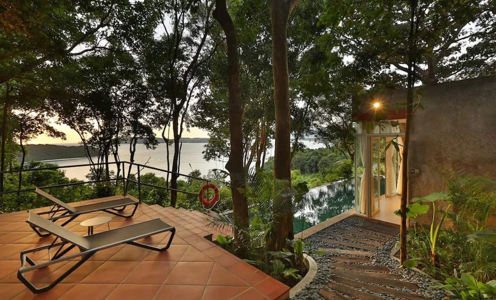 Family-owned eco-retreat Ambong Ambong has spectacular views of the Andaman Sea. Photo: Agoda