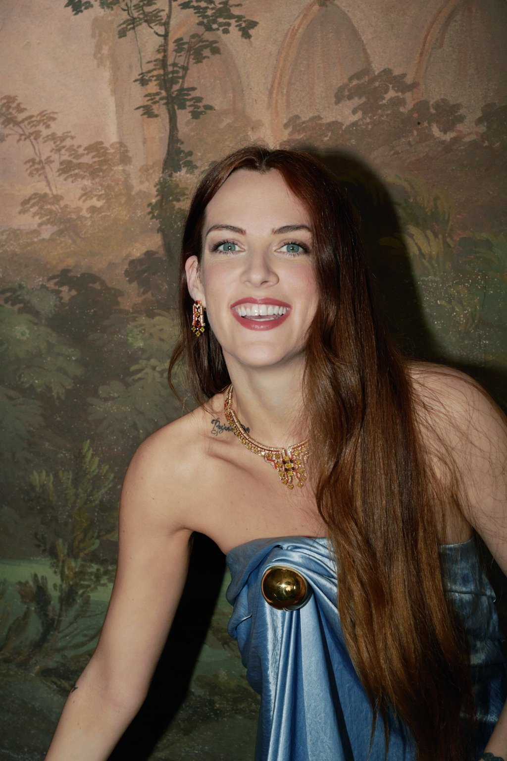 Riley Keough at Cartier’s Le Voyage Recommencé event on May 24, in Florence, Italy. Riley Keough at Cartier’s Le Voyage Recommencé event on May 24, in Florence, Italy.