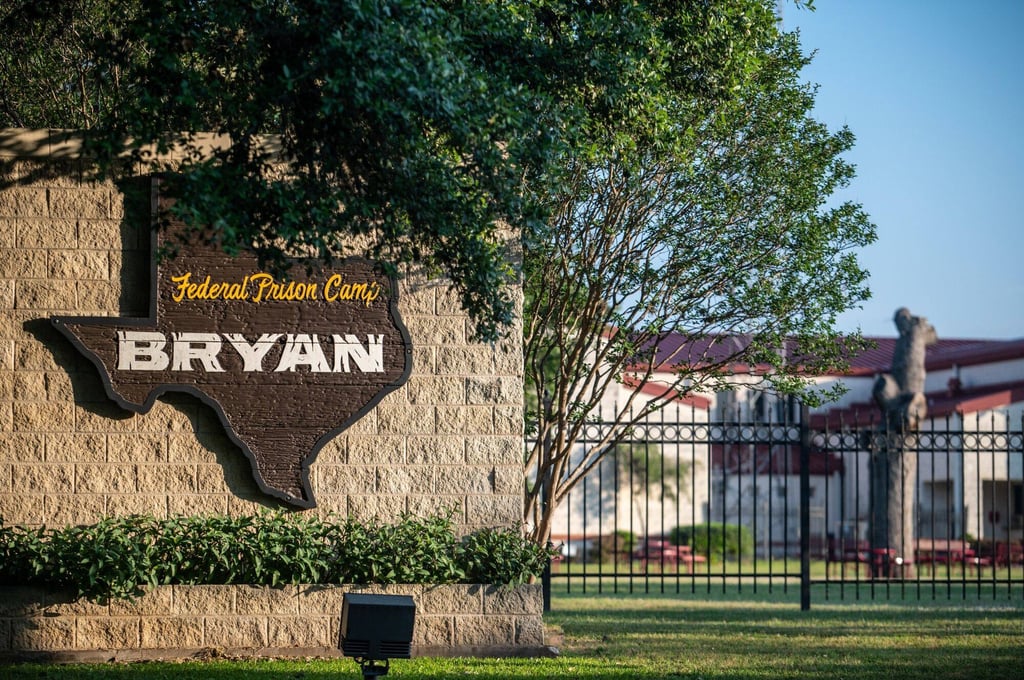 Federal Prison Camp Bryan is a minimum-security facility in Texas. Photo: Bloomberg Federal Prison Camp Bryan is a minimum-security facility in Texas. Photo: Bloomberg