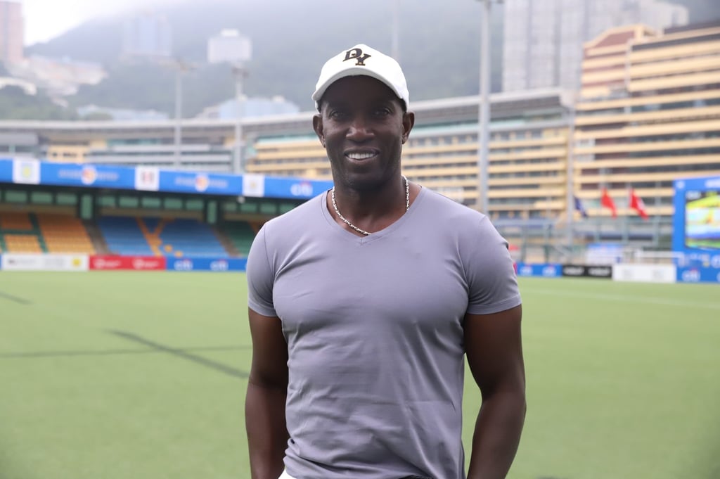 United legend Dwight Yorke at Hong Kong Football Club ahead of the HKFC Citi Soccer Sevens. Photo: Nicolas Atkin