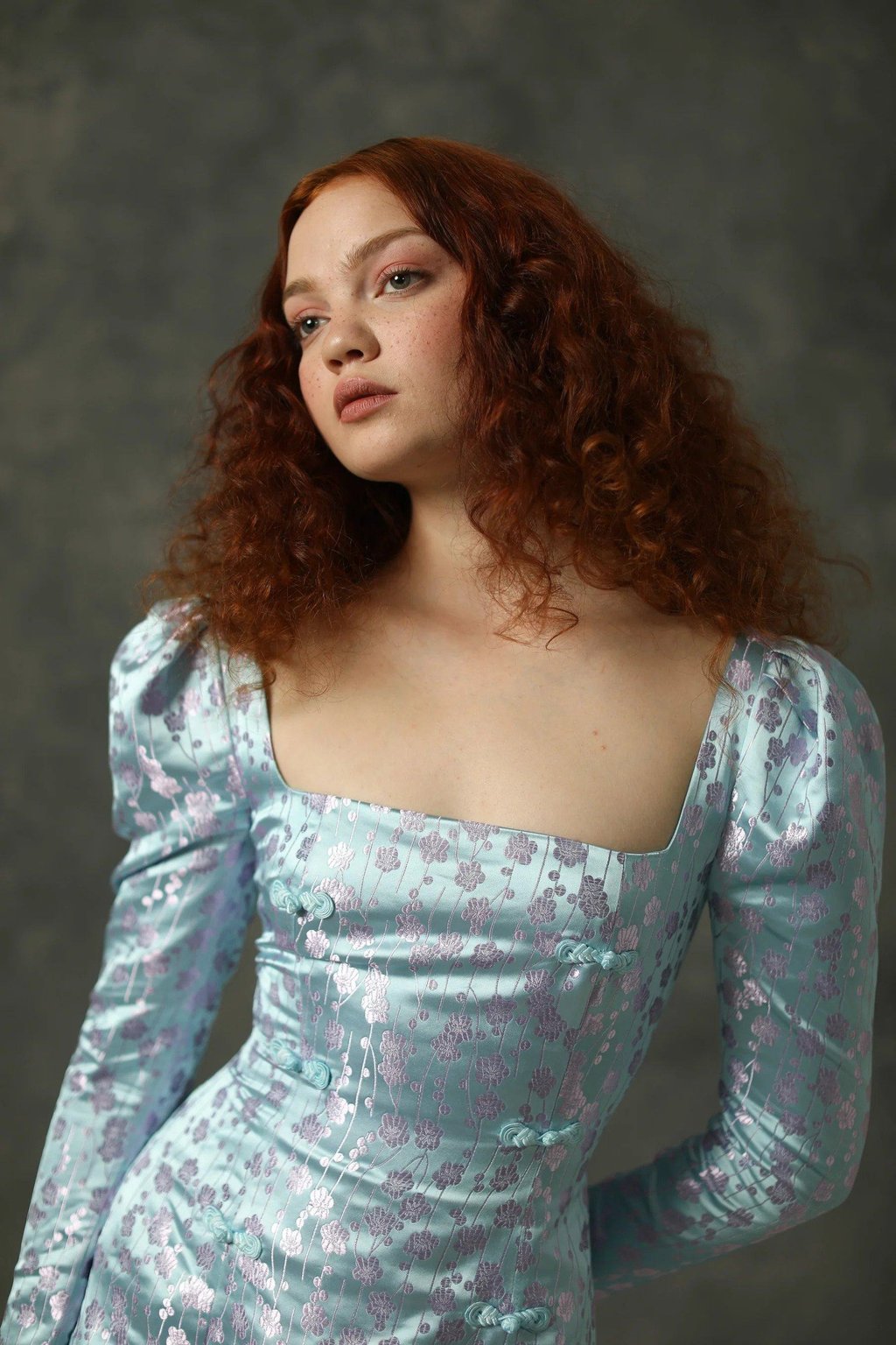 Sau Lee’s Jen Chinese Jacquard Mini Dress. Photo: Sau Lee Sau Lee’s Jen Chinese Jacquard Mini Dress. Photo: Sau Lee