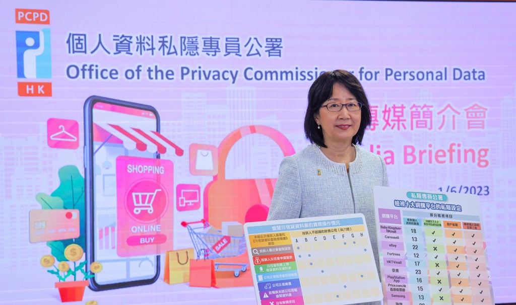 Privacy Commissioner Ada Chung has said her office will consider examining other credit reference systems for similar possible violations. Photo: Jelly Tse Privacy Commissioner Ada Chung has said her office will consider examining other credit reference systems for similar possible violations. Photo: Jelly Tse