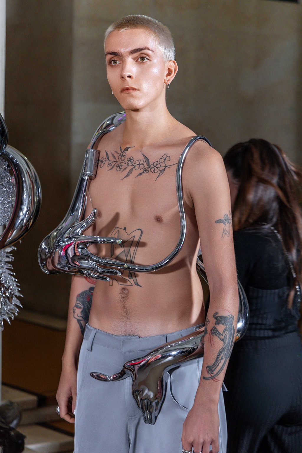 The piece from Kwk by Kay Kwok was shown at London Fashion Week in September 2022. Photo: Handout The piece from Kwk by Kay Kwok was shown at London Fashion Week in September 2022. Photo: Handout
