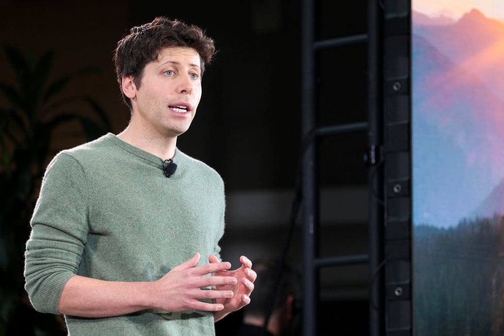 Sam Altman, CEO of OpenAI, the firm behind the hugely popular ChatGPT bot, seeks to calm fears about the march of artificial intelligence. Photo: AFP