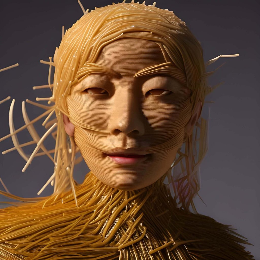 An AI-generated image: “Noodlehead”. This image was produced by Bernard Cohen with the assistance of NightCafe. An AI-generated image: “Noodlehead”. This image was produced by Bernard Cohen with the assistance of NightCafe.