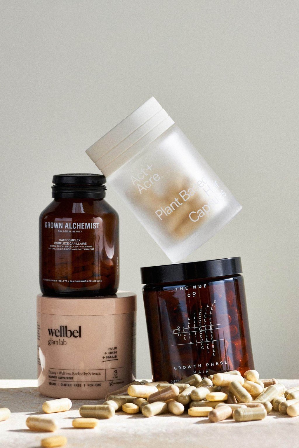 Beauty supplements, such as these from the likes of The Nue Co and Wellbel Glamlab, work from the inside out. Photo: Handout Beauty supplements, such as these from the likes of The Nue Co and Wellbel Glamlab, work from the inside out. Photo: Handout
