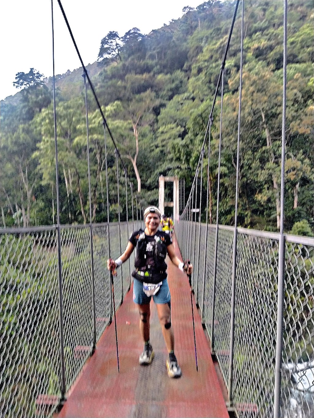 Dolores Vargas Sales runs the Hardcore 100 (H1) ultra marathon in the Philippines. Photo: Handout