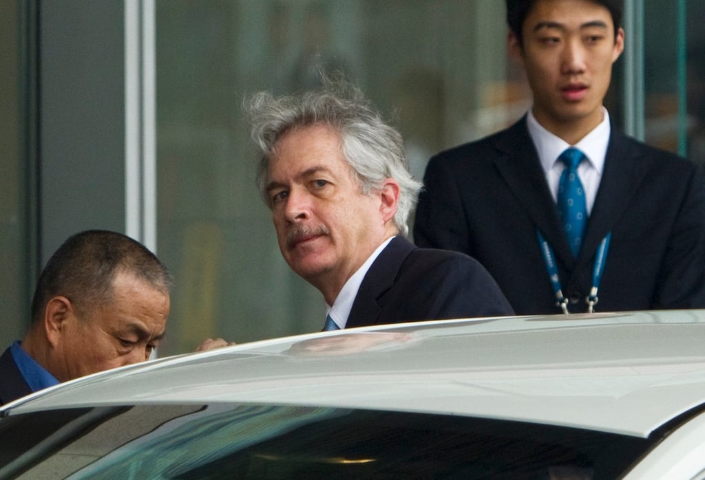 Burns, then deputy secretary of state in the Barack Obama administration, at Capital International Airport in Beijing on May 1, 2012. His reported trip last month would have been his first as CIA director. Photo: AP
