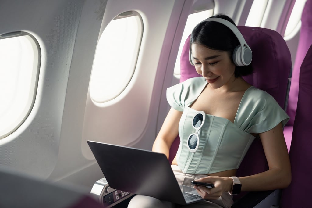 Passengers will have to sign up for the airline’s free-to-join loyalty programme to access the free Wi-fi. Photo: Shutterstock