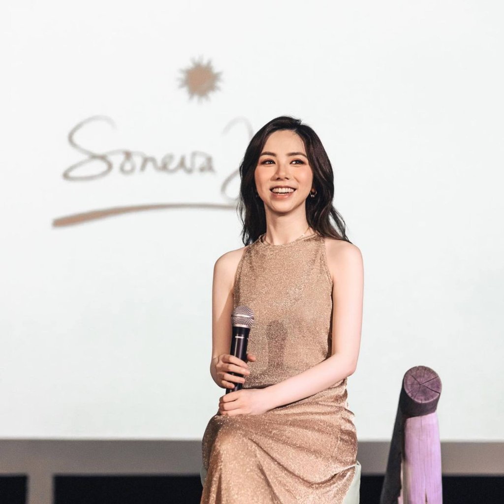 G.E.M. hosting the Asia premiere of Children of Shanghai at Soneva’s Cinema Paradiso, in May. Photo: @careforchildren/Instagram