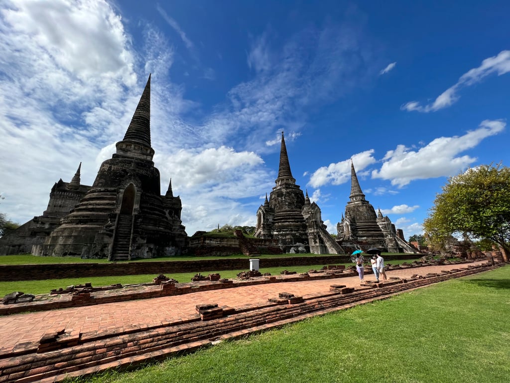 Wat Phra Sri Sanpetch in Ayutthaya old town, Thailand. Photo: Penny Watson