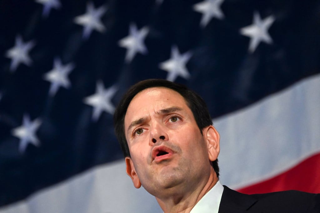 US Senator Marco Rubio is one of four lawmakers to sign the letter to Secretary of State Antony Blinken. Photo: AFP US Senator Marco Rubio is one of four lawmakers to sign the letter to Secretary of State Antony Blinken. Photo: AFP