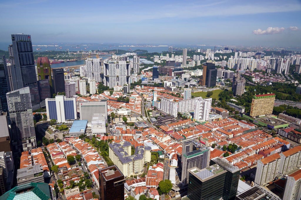 Buildings in Singapore. The city state earlier expressed confidence that a travel rebound boosting its services sector would help its economy avoid a recession this year, despite a darkening global outlook. Photo: Bloomberg