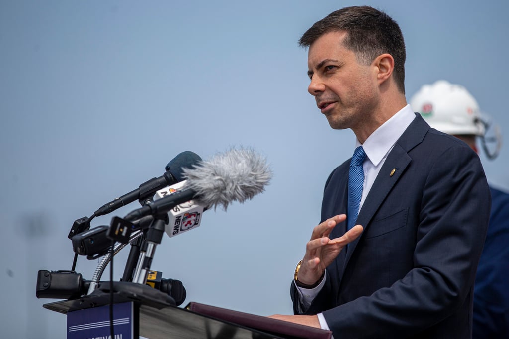 US transport secretary Pete Buttigieg said on Sunday the closure of highway I-95 will have “significant impacts” on the region and the city of Philadelphia. Photo: Gazette via AP US transport secretary Pete Buttigieg said on Sunday the closure of highway I-95 will have “significant impacts” on the region and the city of Philadelphia. Photo: Gazette via AP
