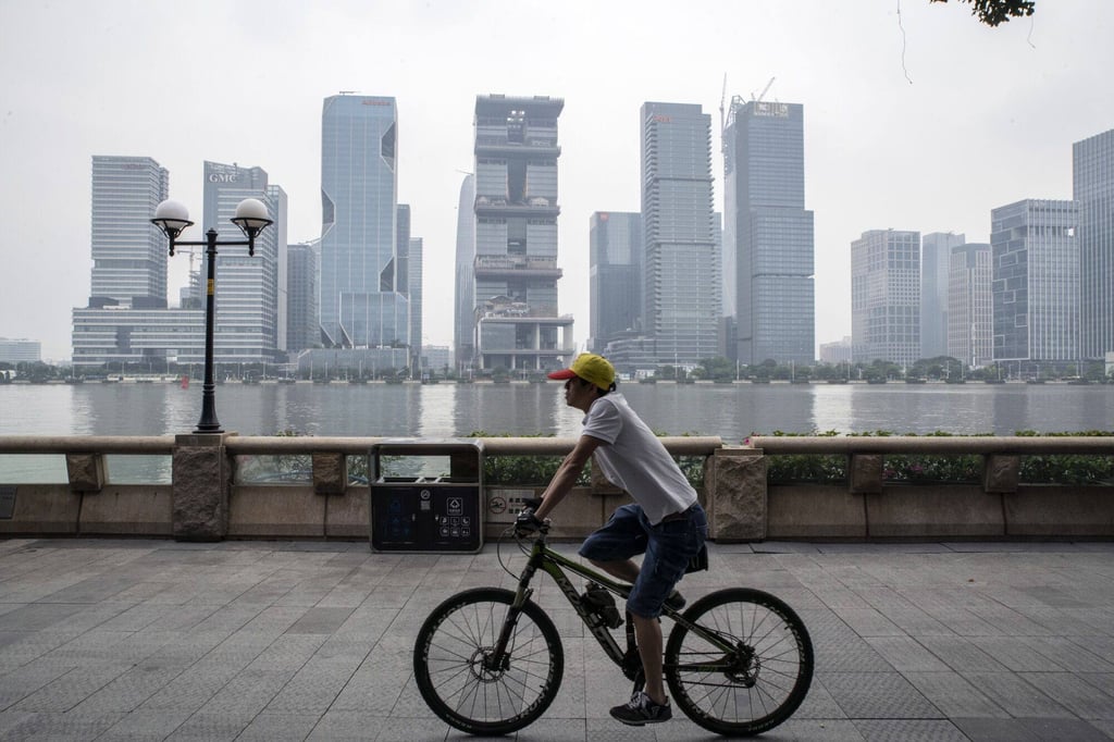 Buildings in the Pazhou area of Guangzhou, China. Photo: Bloomberg Buildings in the Pazhou area of Guangzhou, China. Photo: Bloomberg