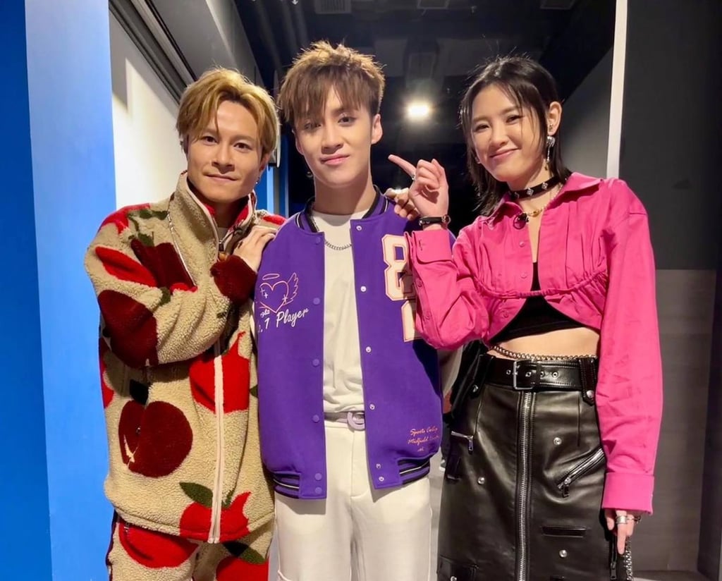 Panther Chan (right) is one of the four star mentors on ViuTV’s reality show King Maker V. Photo: @philippp.chan/Instagram Panther Chan (right) is one of the four star mentors on ViuTV’s reality show King Maker V. Photo: @philippp.chan/Instagram