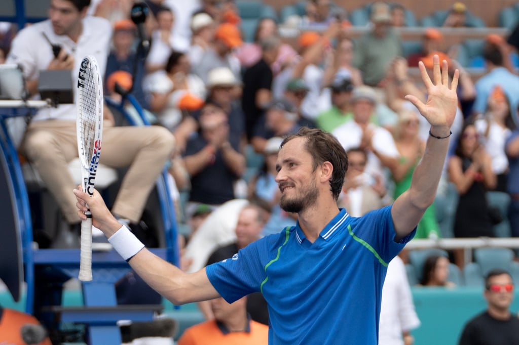 Russia’s Daniil Medvedev will also be appearing in the Zhuhai tournament in September. Photo: dpa Russia’s Daniil Medvedev will also be appearing in the Zhuhai tournament in September. Photo: dpa