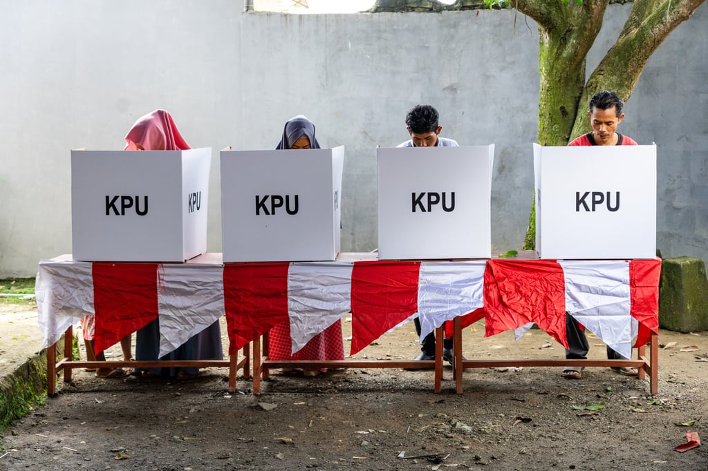 Indonesia used a closed ballot list system until it was scrapped in 2008 in favour of the current open list proportional voting system. Photo: Bloomberg