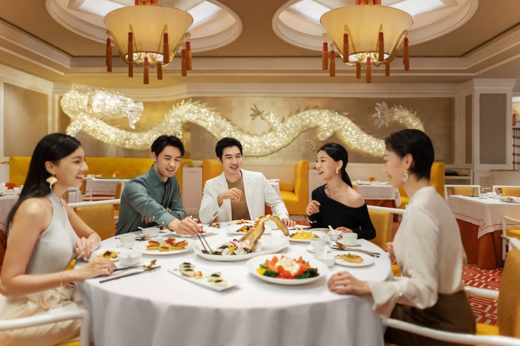 The Exploration package gives guests the option to enjoy a sumptuous dinner at Wing Lei Palace at the Wynn Palace in Macau. Photo: Handout