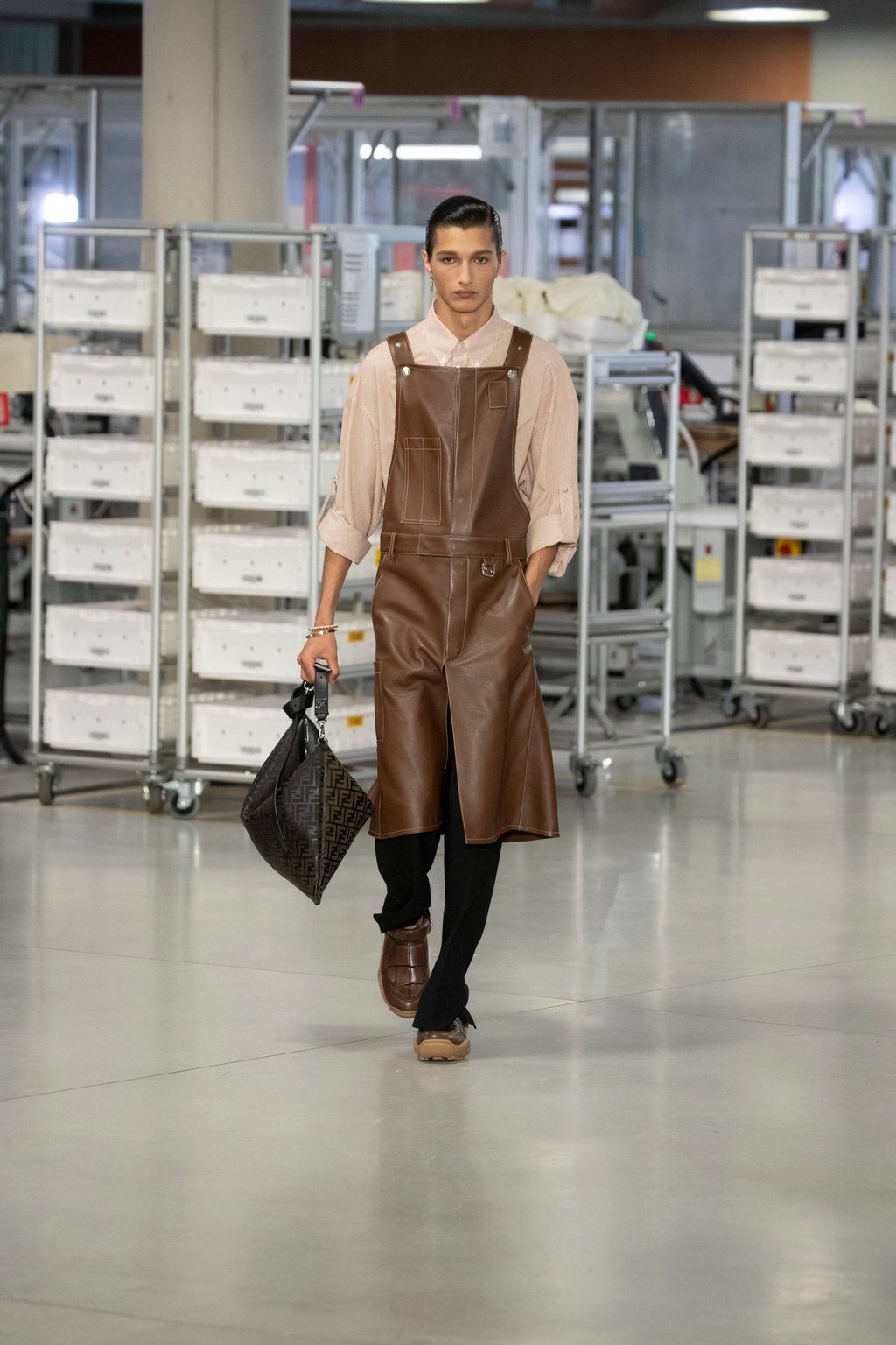 Why Fendi held its menswear SS 2024 show in its factory: the Why Fendi held its menswear SS 2024 show in its factory: the