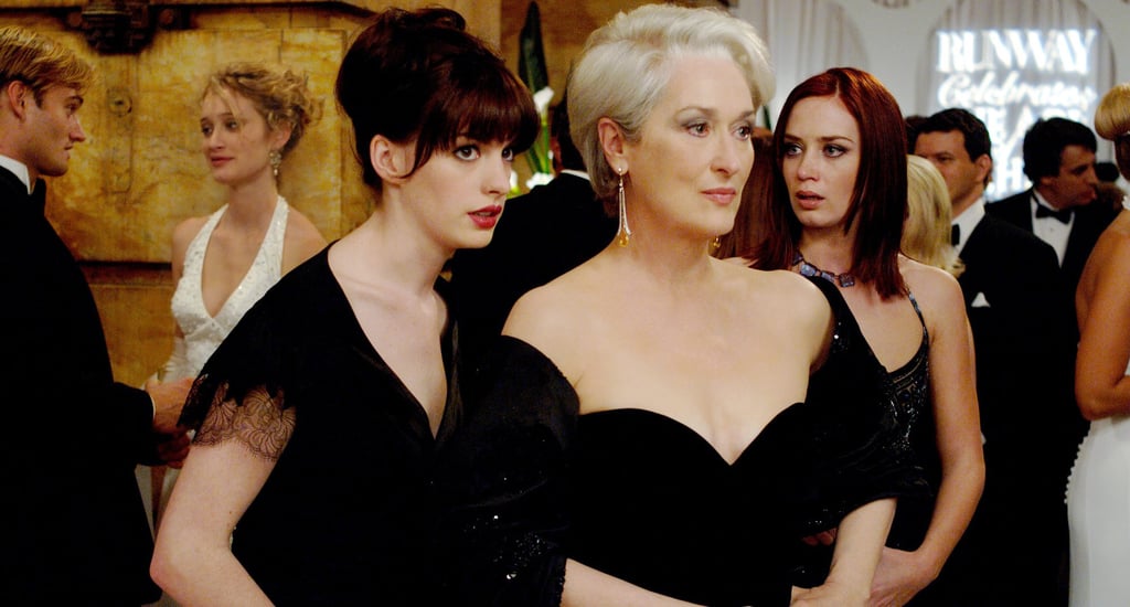 Anne Hathaway, Meryl Streep and Emily Blunt in the film The Devil Wears Prada. Photo: Handout