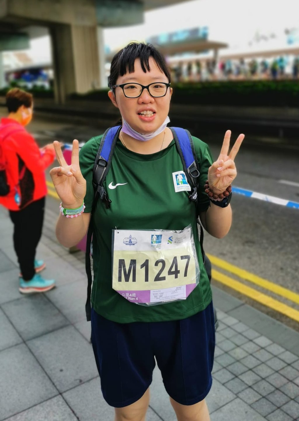Yuki Chan has completed two 10km races at the Standard Chartered Hong Kong Marathon so far. Photo: Handout