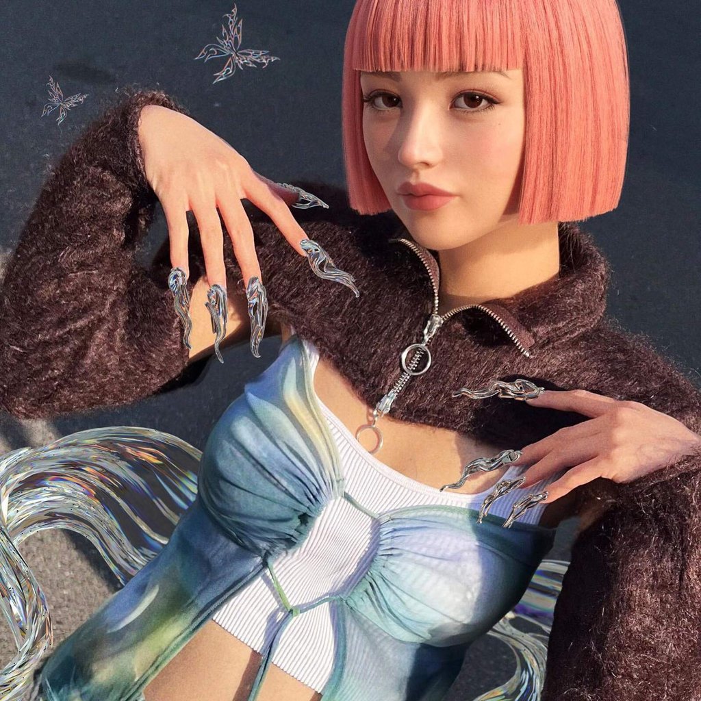 imma is Japan’s first virtual model. Photo: Instagram/@imma.gram
