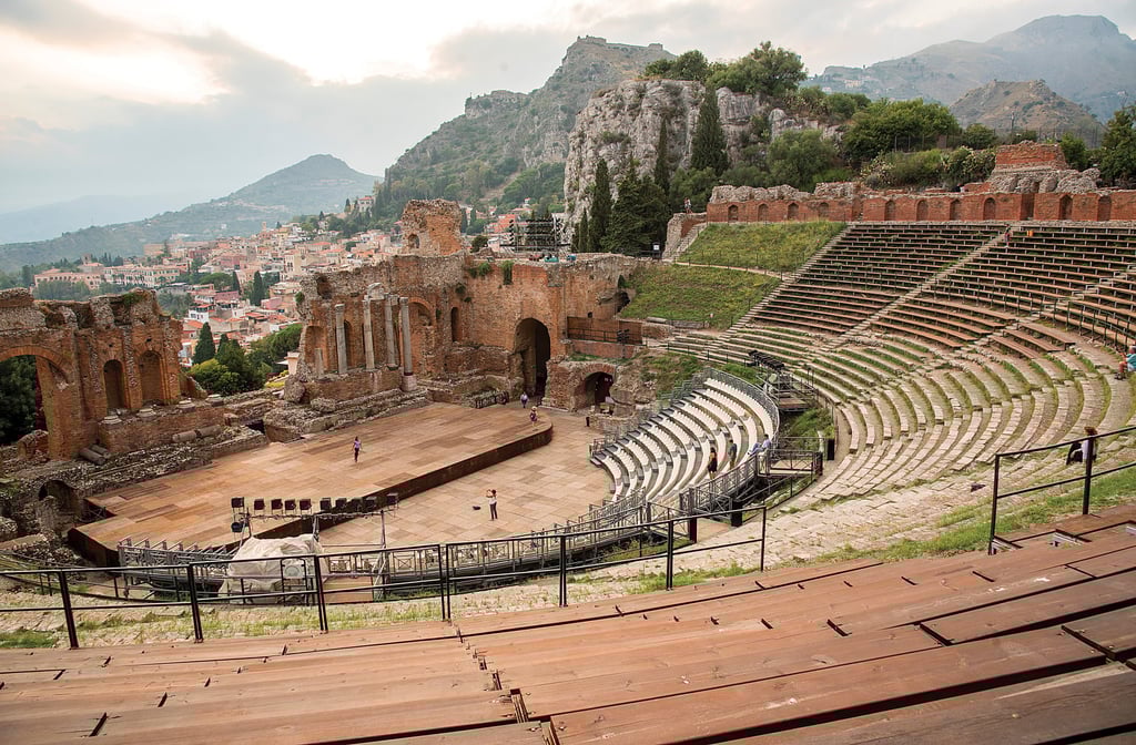 Taormina’s Greek Theatre in Sicily. Photo: Tim Pile